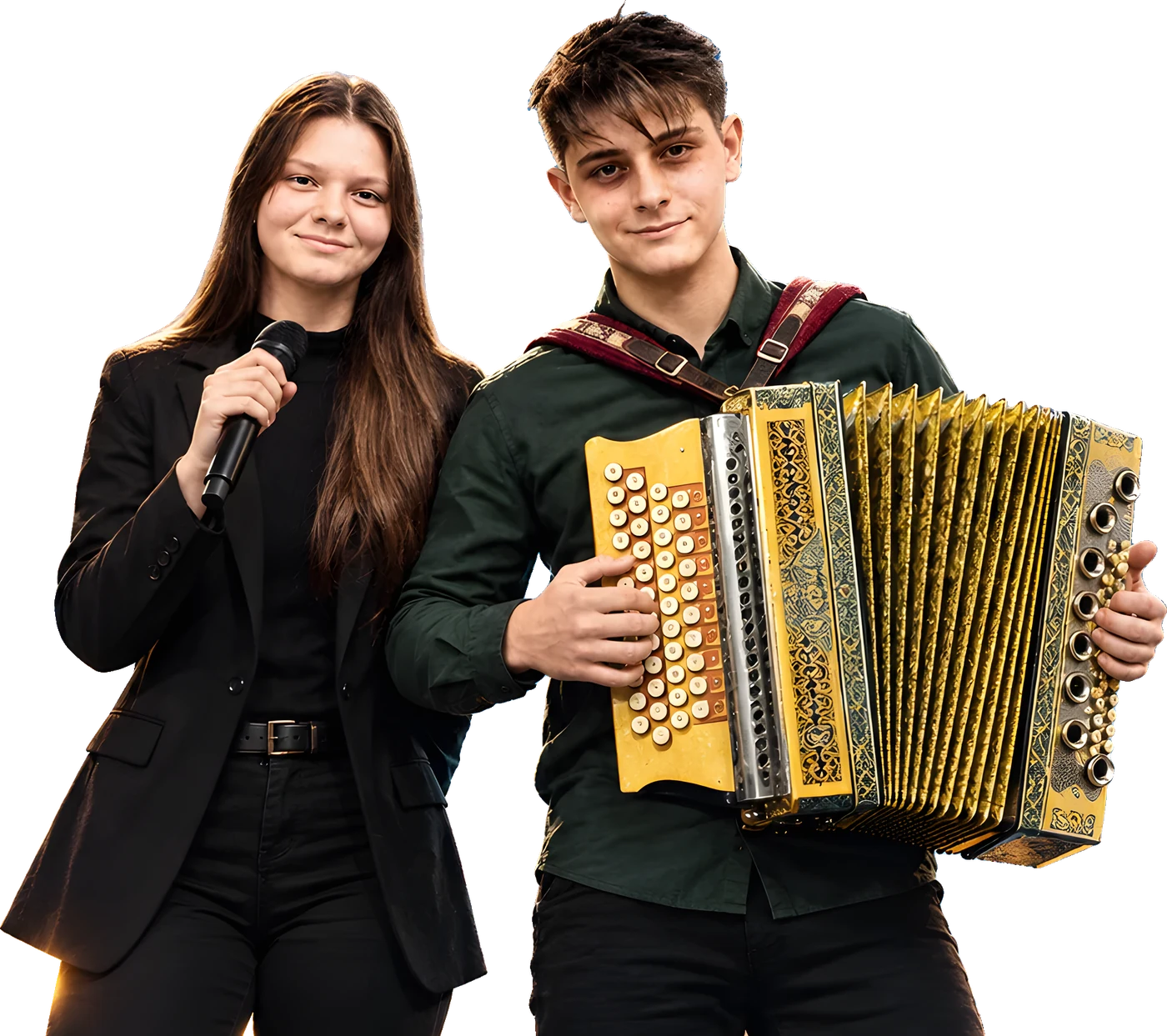 Gugu Gaiteiro e Mana Caroline